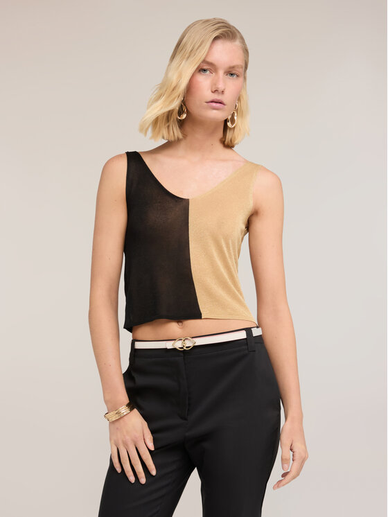 Motivi Motivi Sweter M215W003924N0Z3 Czarny Slim Fit