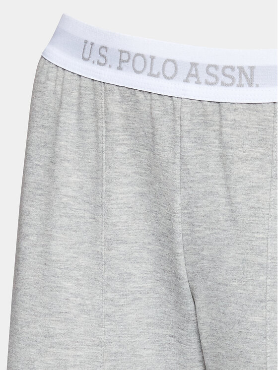 U.S. Polo Assn. U.S. Polo Assn. Spodnji del pižame 16602 Siva Regular Fit