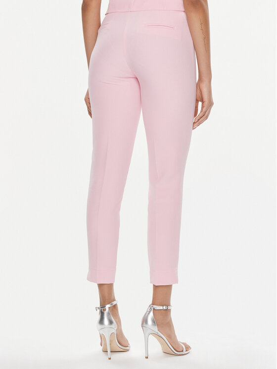 Maryley Maryley Hlače iz tkanine 24EB52Z/43OR Roza Regular Fit