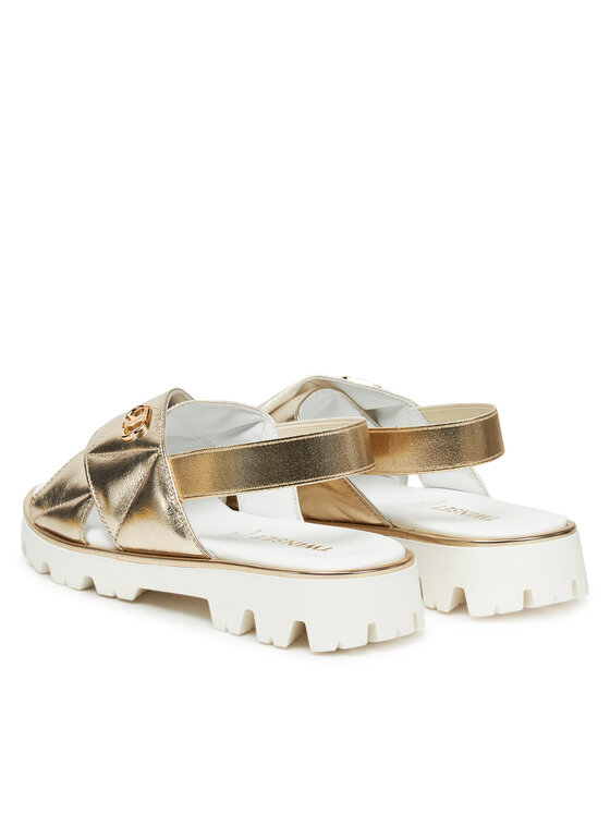 TWINSET TWINSET Сандали 251GCJ044 S Златист