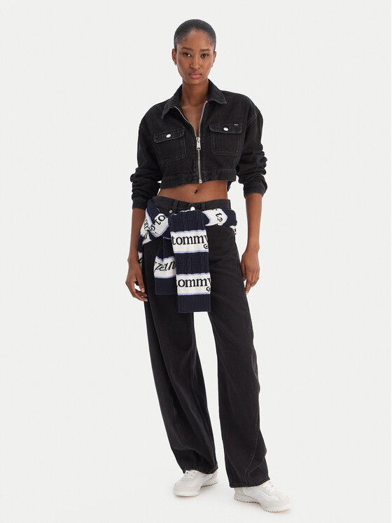 Tommy Jeans Tommy Jeans Jeans jakna Station DW0DW22523 Črna Regular Fit