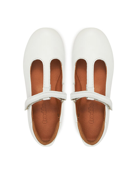 Froddo Froddo Baleriny Fionas T-Bar G3140183-2 M Biały