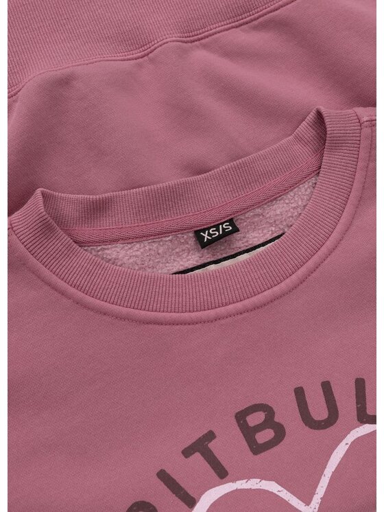 PITBULL PITBULL Bluza MANZANITA HEART Różowy Regular Fit