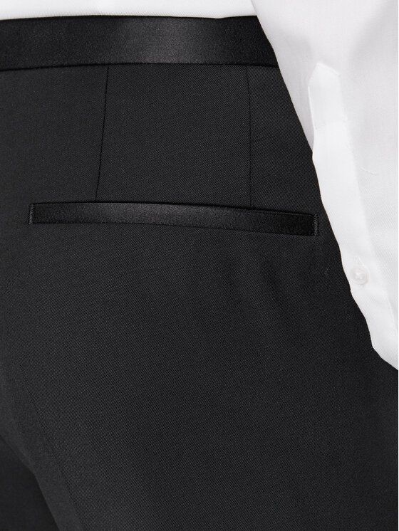 Boss Anzug H-Huge 50493306 Schwarz Slim Fit | Modivo.de