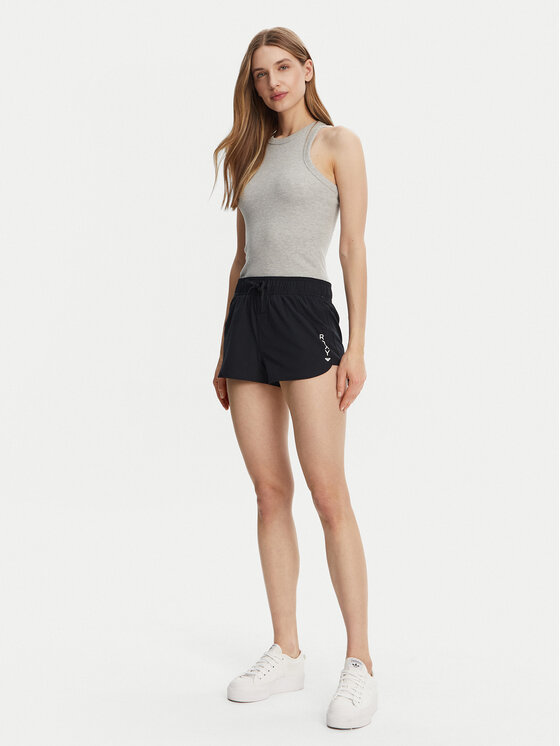 Roxy Roxy Sport rövidnadrág ERJBS03298 Fekete Regular Fit