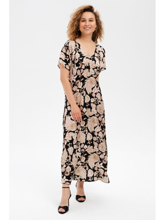 blue shadow blue shadow Sukienka codzienna Kati Czarny Regular Fit