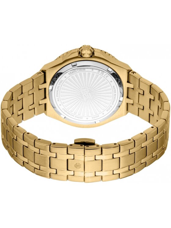 Roberto Cavalli Roberto Cavalli Zegarek RC5G149M0065 Złoty