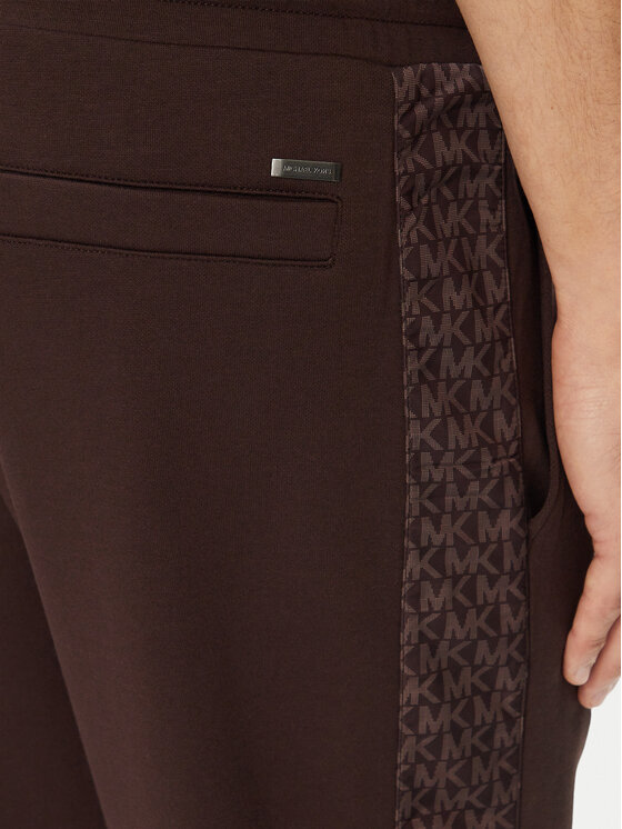 MICHAEL Michael Kors MICHAEL Michael Kors Долнище анцуг CF552Q65MF Тъмнокафяв Regular Fit