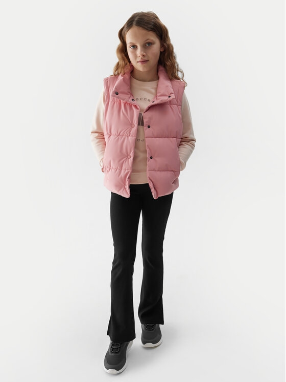 4F 4F Weste 4FJWSS24TVJAF082 Rosa Regular Fit