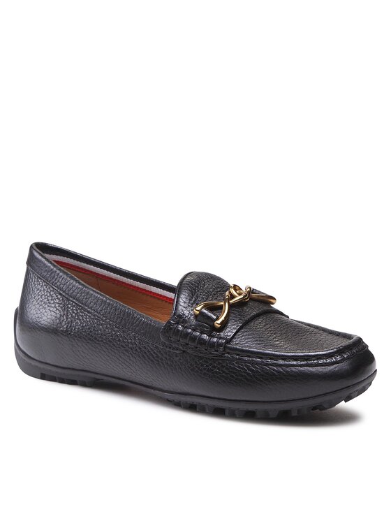 Geox Geox Mokasinai D Kosmopolis + Grip D35RCB00046C9999 Juoda