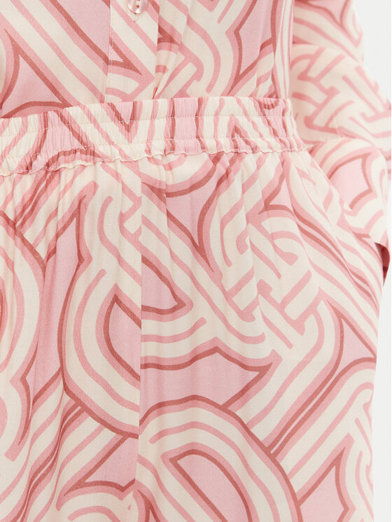 Silvian Heach Silvian Heach Pantaloni di tessuto GPP25396PA Rosa Regular Fit