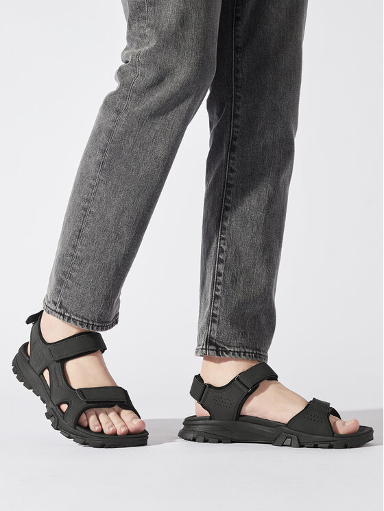 Timberland Timberland Sandały Lincoln Peak Strap Sandal TB0A5T5G0151 Czarny