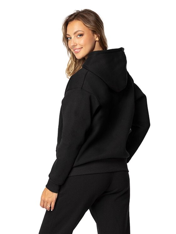 DKaren Sport DKaren Sport Bluza DK-K-B6 Czarny Regular Fit