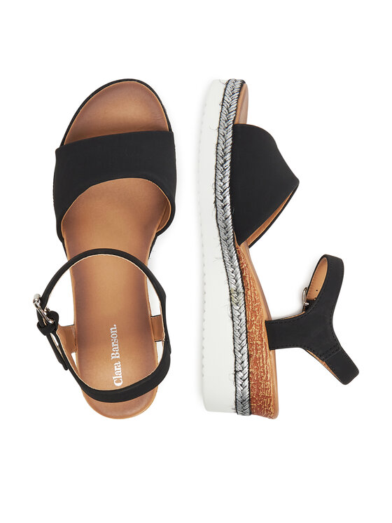 Clara Barson Clara Barson Espadrilky WS2189-15 Černá