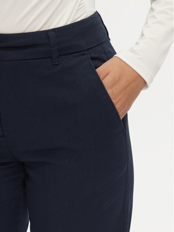 United Colors Of Benetton United Colors Of Benetton Spodnie materiałowe 4GD7DF06U Granatowy Regular Fit
