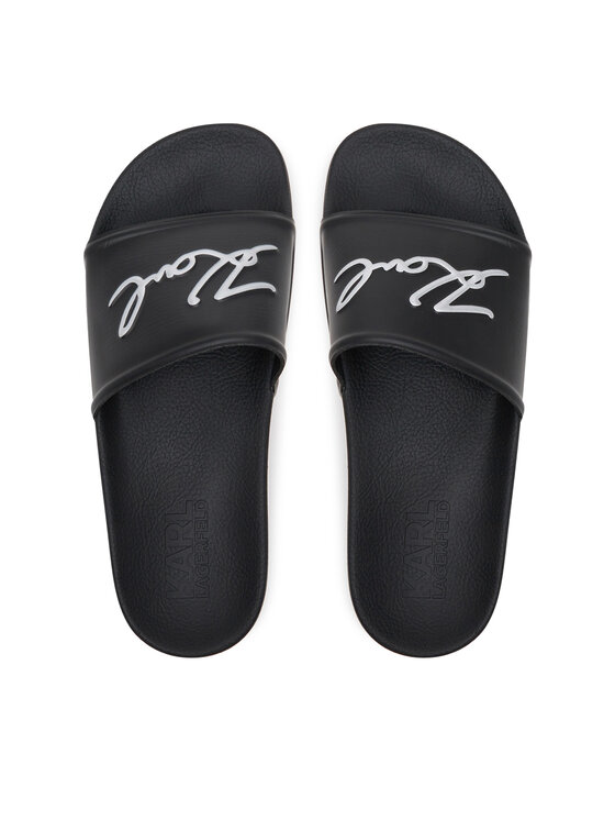 KARL LAGERFELD KARL LAGERFELD Παντόφλες Kondo 2.0 KL80910 Μαύρο