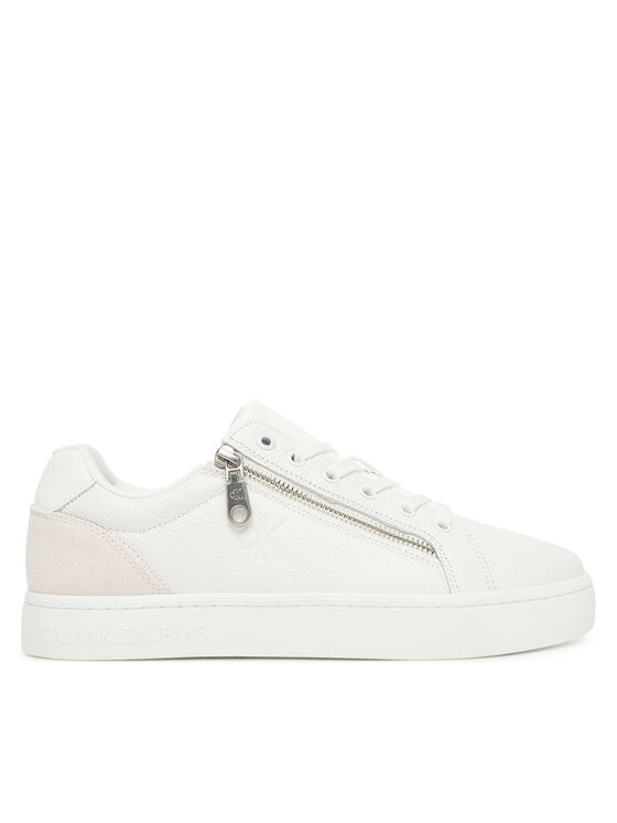 Calvin Klein Jeans Calvin Klein Jeans Sneakersy Classic Cupsole Zip Low In YM0YM01318 Biały