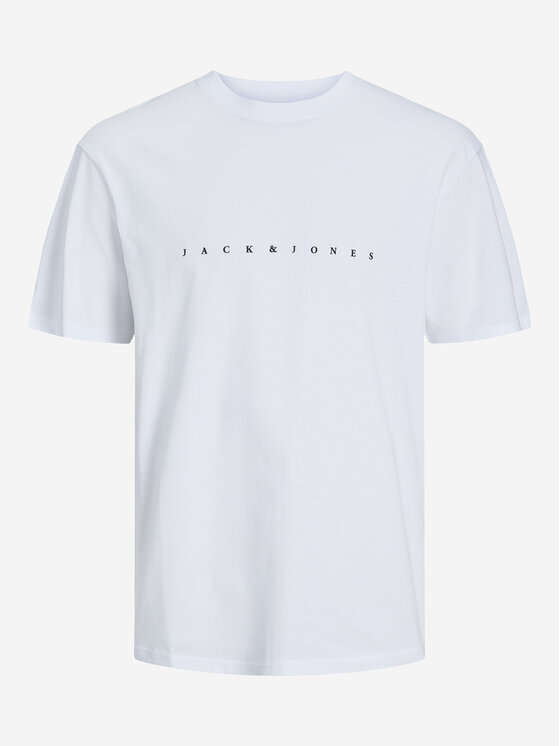 Jack & Jones Jack & Jones Tricou Star 12234746 Alb Relaxed Fit