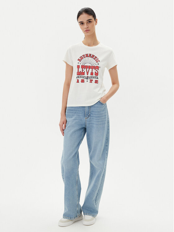 Levi's® Levi's® T-shirt Perfect 17369-3024 Bijela Standard Fit