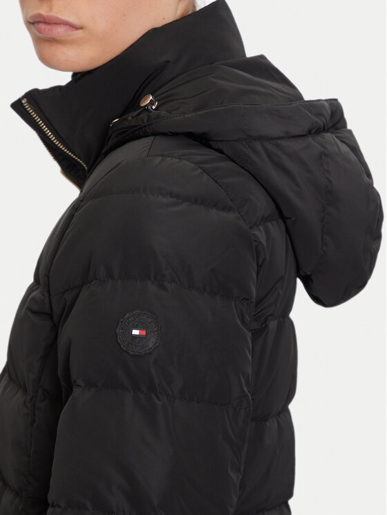 Tommy Hilfiger Tommy Hilfiger Geacă din puf Heritage WW0WW43234 Negru Regular Fit