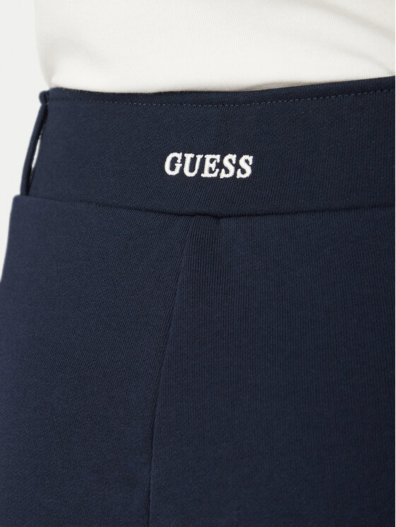 Guess Guess Spodnie materiałowe V6YB26 K5139 Granatowy Relaxed Fit