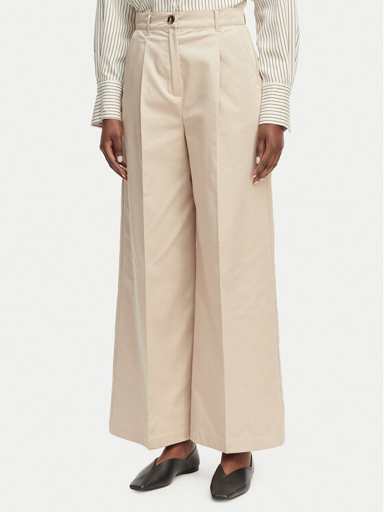 Marella Pantaloni palazzo Aceri 2615131071 Bej Wide Leg