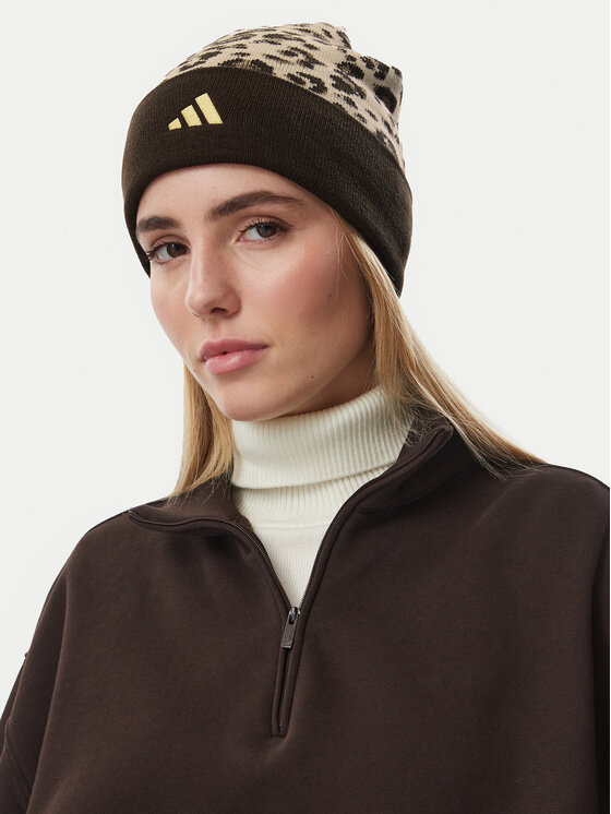 adidas adidas Czapka Leo Graphic Beanie KR1731 Beżowy