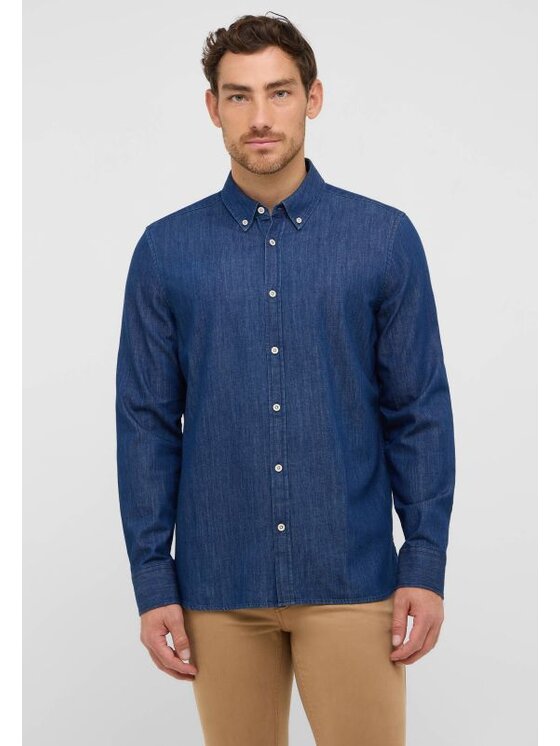 Mustang Mustang Camicia Style Cullman Blu Regular Fit