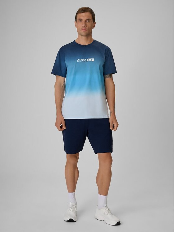 4F 4F T-Shirt LAKESIDE ESCAPE Granatowy Regular Fit