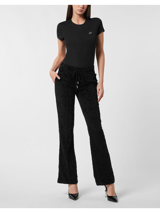 PHILIPP PLEIN PHILIPP PLEIN Spodnie dresowe 26353 Czarny Jogger Fit