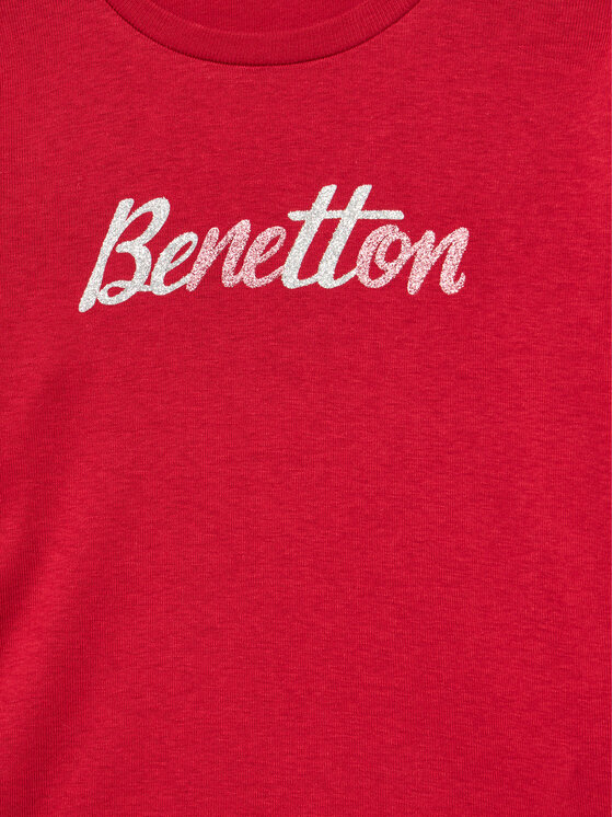 United Colors Of Benetton United Colors Of Benetton Majica 3I9WG10F7 Crvena Regular Fit