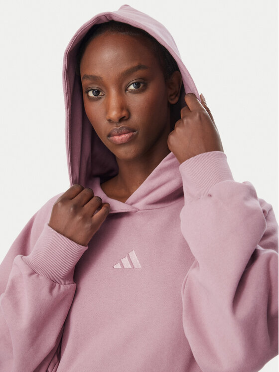 adidas adidas Bluza Adidas Kit Small Logo KV9791 Różowy Loose Fit