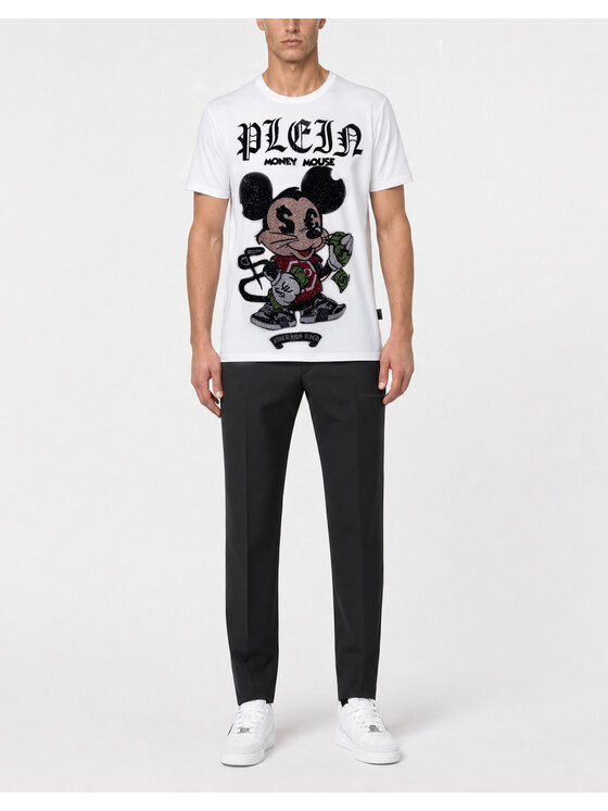 PHILIPP PLEIN PHILIPP PLEIN T-Shirt 31657 Bílá Regular Fit