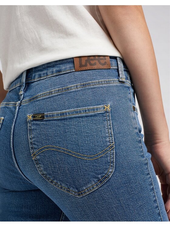 Lee Lee Jeansy Scarlett Niebieski Skinny Fit
