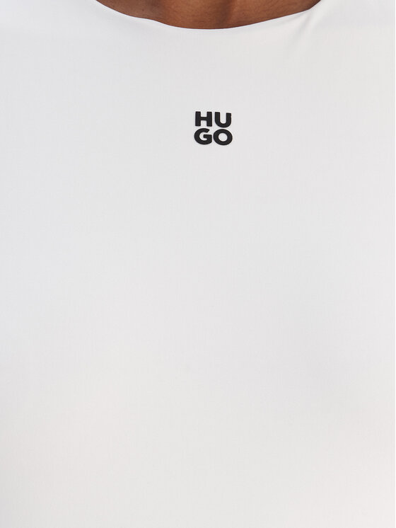 HUGO HUGO Bodi Dasiel 50545196 Bijela Slim Fit
