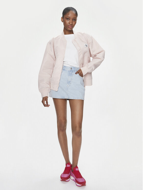 Calvin Klein Jeans Calvin Klein Jeans Kurtka bomber J20J223034 Różowy Relaxed Fit