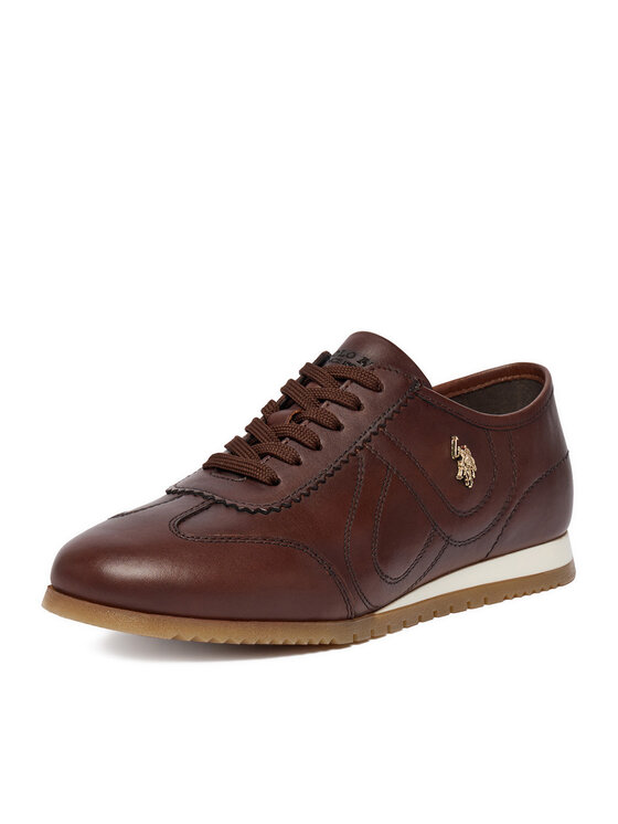 U.S. Polo Assn. U.S. Polo Assn. Sneakersy EO-VERIS001W/GL1 Hnědá
