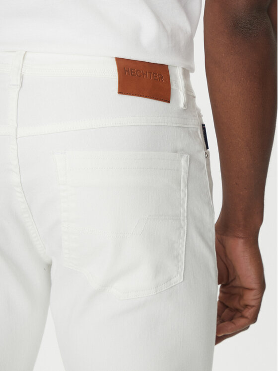 Hechter Paris Hechter Paris Blugi 26050 151363 Alb Slim Fit