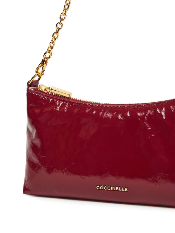 Coccinelle Coccinelle Handtasche THJ Coccinelle Aura Shiny E5 THJ 55 01 01 Dunkelrot