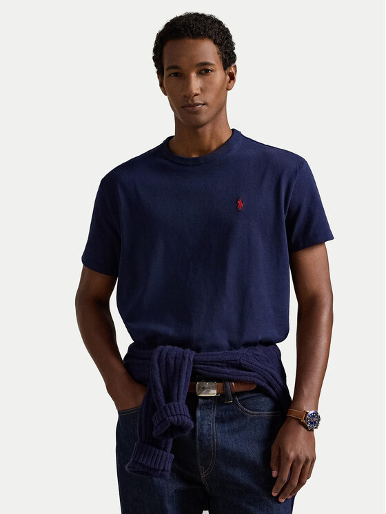 Polo Ralph Lauren Polo Ralph Lauren T-Shirt Classics 710811284003 Granatowy Regular Fit