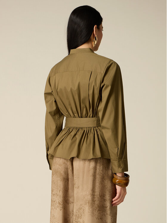 Oltre Oltre Camicia 5023R003153N035 Verde Slim Fit