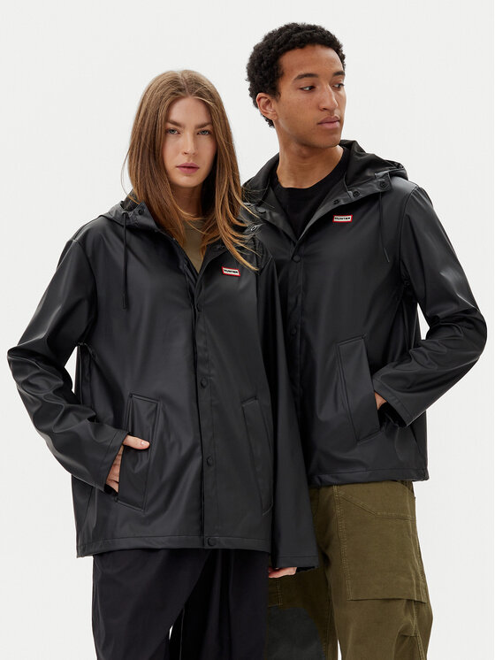 Hunter Nepremokavá bunda Izzy Unisex HARU0012251 Čierna Regular Fit