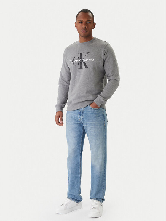 Calvin Klein Jeans Calvin Klein Jeans Mikina J30J320933 Sivá Regular Fit