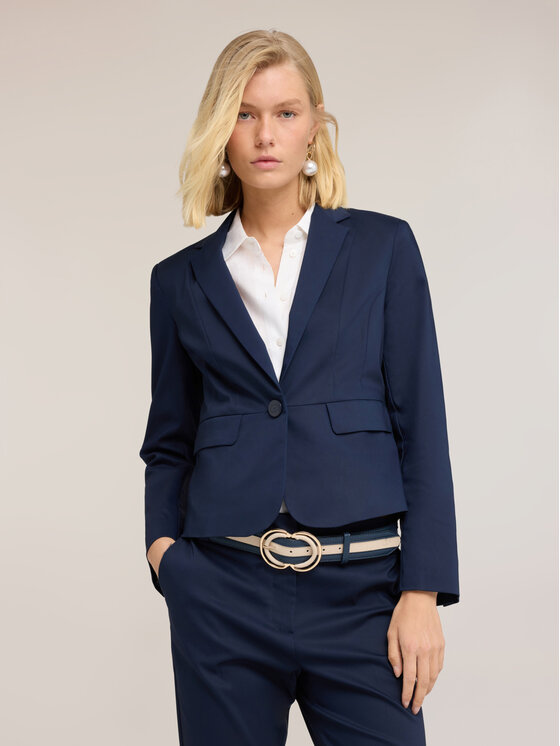 Motivi Motivi Giacca da abito Q066Q001085N034 Blu Regular Fit