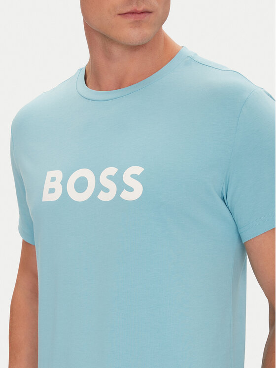 BOSS BOSS Tričko 50491706 Modrá Regular Fit