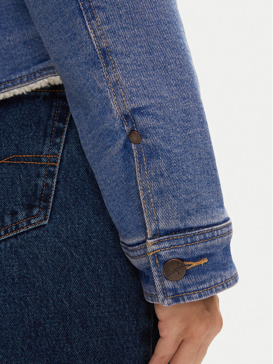Wrangler Wrangler Τζιν μπουφάν 112356629 Μπλε Regular Fit