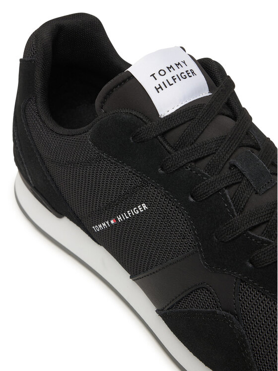 Tommy Hilfiger Tommy Hilfiger Sportcipők Runner Icon Mix FM0FM05679 Fekete