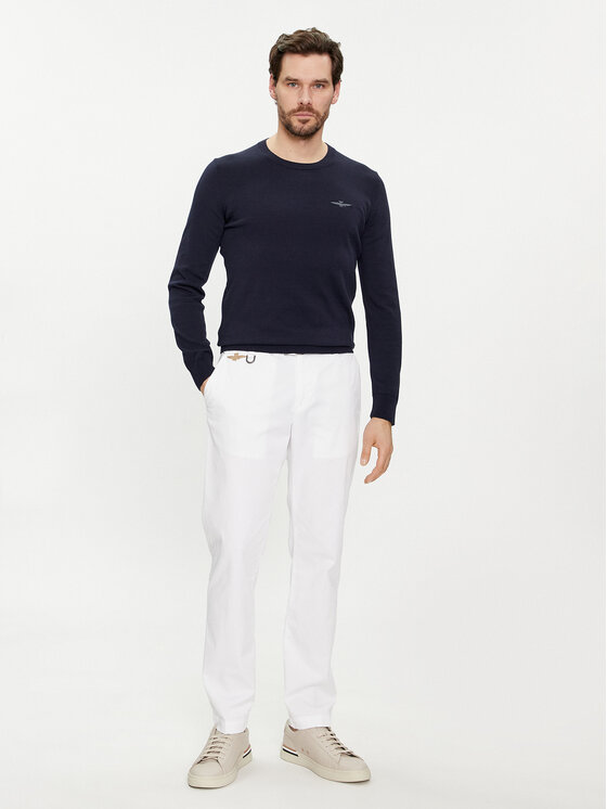 Aeronautica Militare Aeronautica Militare Chinos 241PA1597CT3293 Weiß Regular Fit