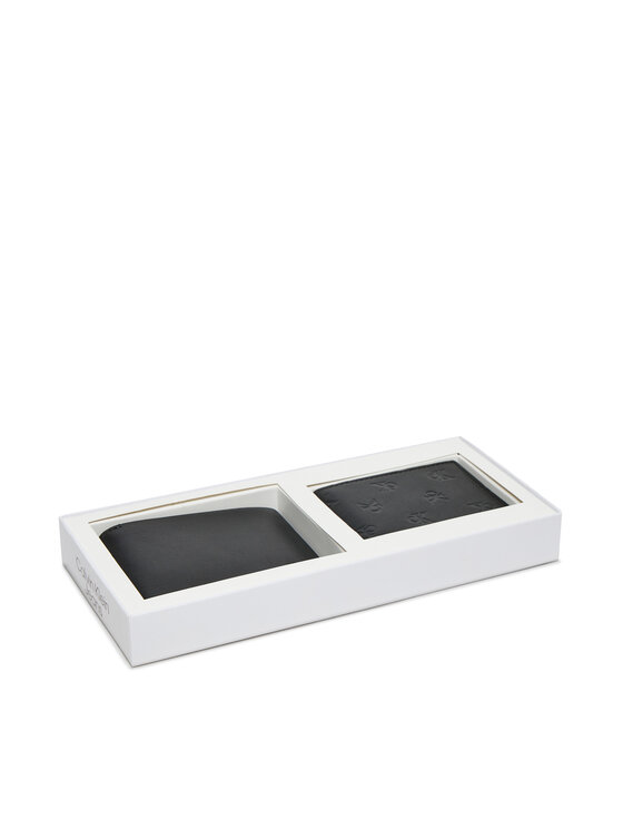 Calvin Klein Jeans Set de portofel și etui pentru carduri Gift Bifold Aop K50K512100 Negru