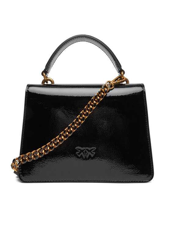 PINKO PINKO Handtasche Love One Top Handle Mini Light PE 25 PLTT 100071 A1UV Schwarz